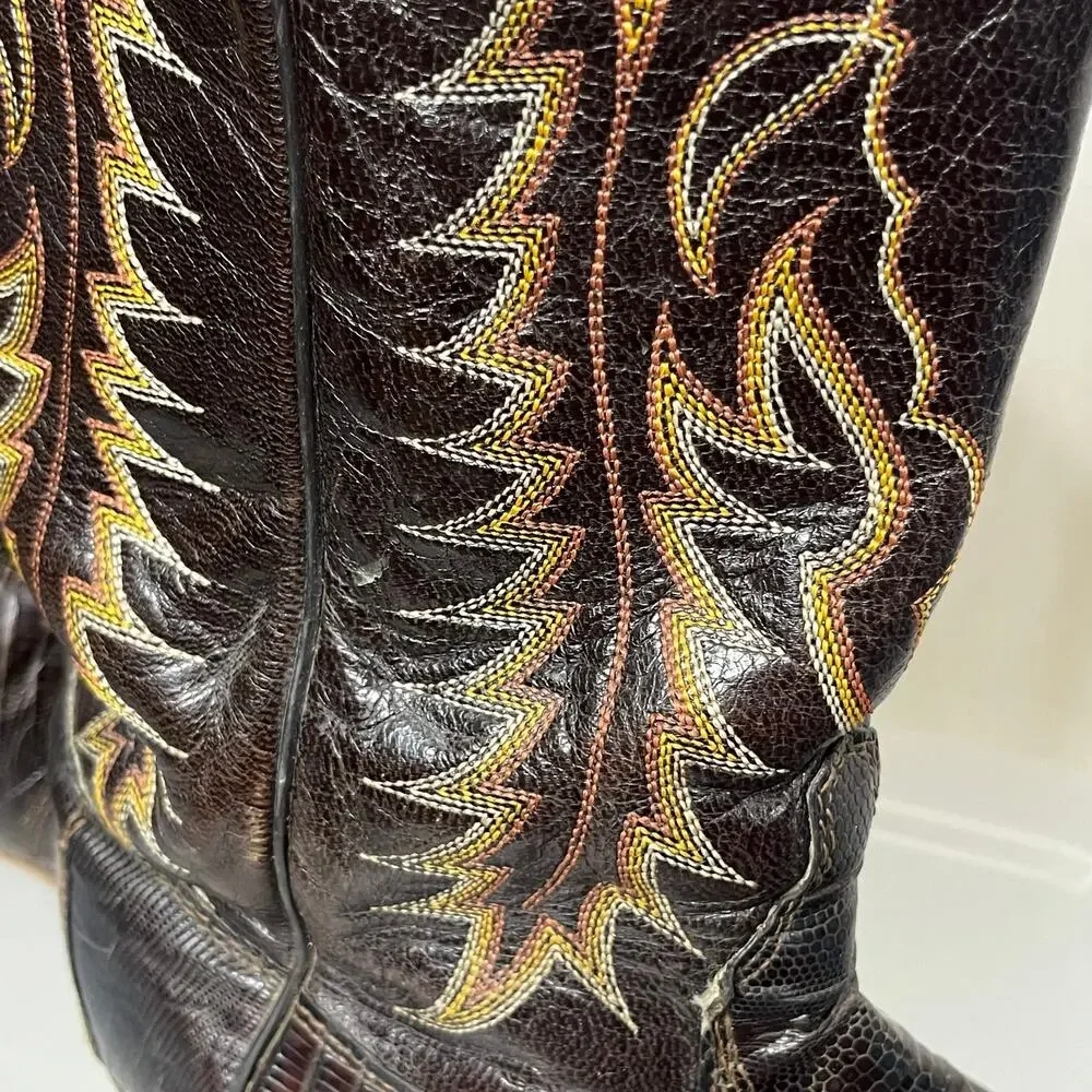 Tony Lama Men‎ Size 10 EE Cowboy Western Boots 2